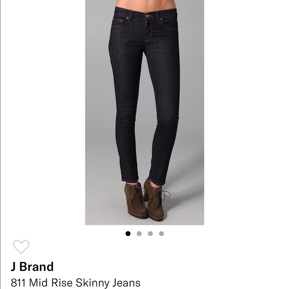 j. brand • 811 mid rise skinny jeans